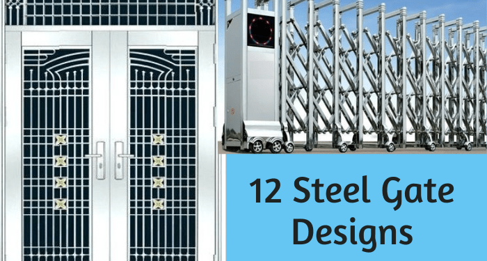 12 Steel Gate Design Ideas for Your Home with Photos