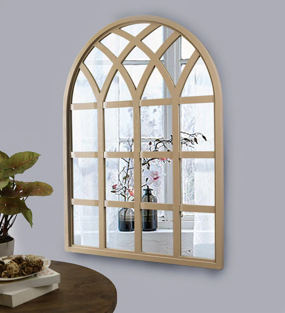 Arched Wooden Window Design