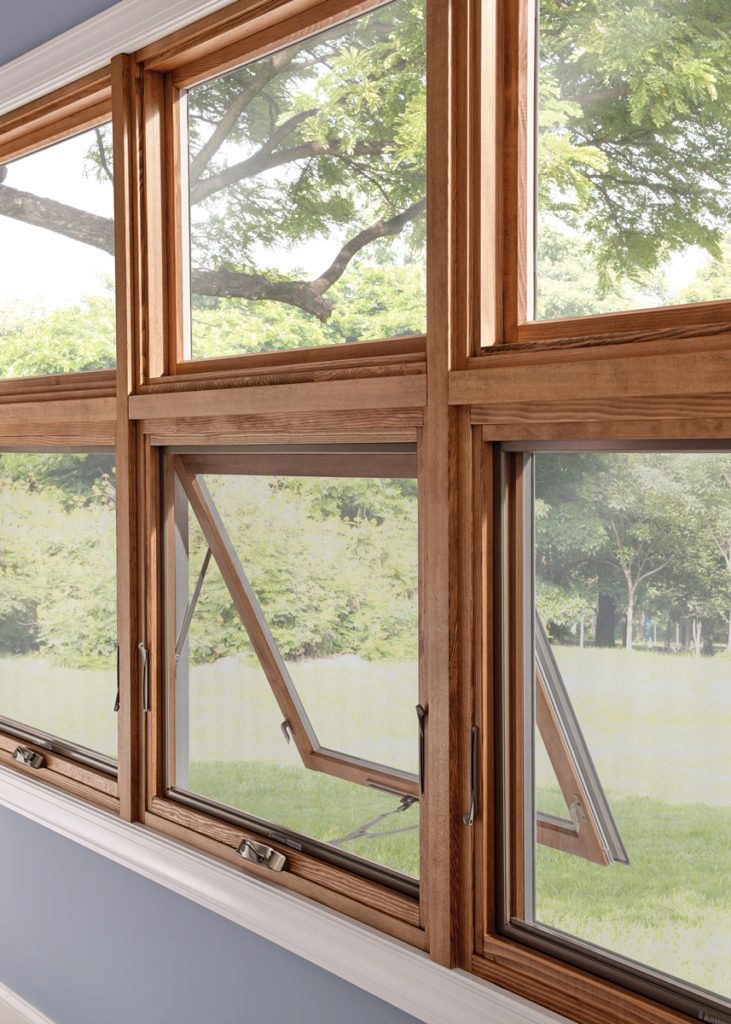 Awning Wooden Windows