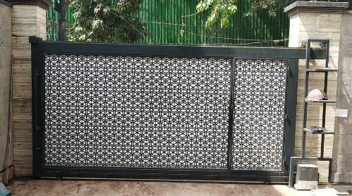 Modern custom sliding gate design