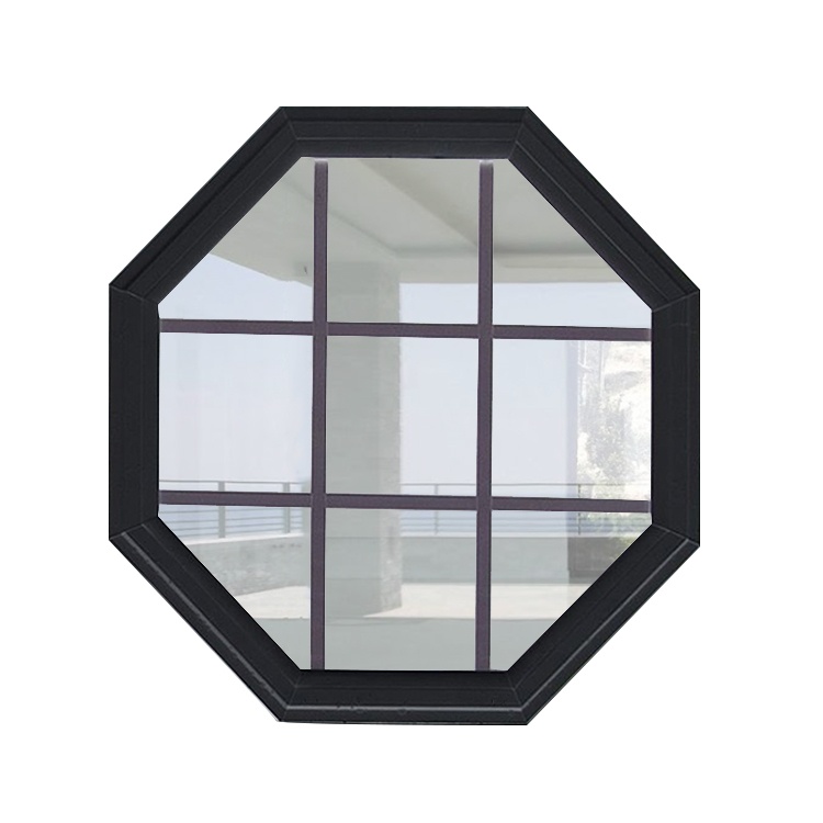 Octagon Wooden Window Design