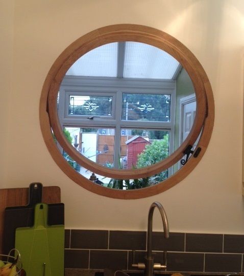 Round Wooden Window Design