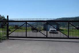 Slider fence gate