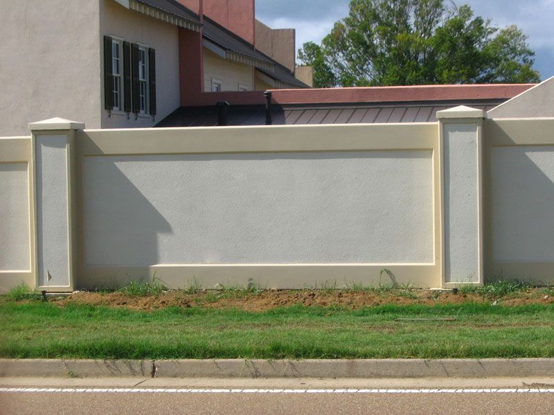 Stucco on Concrete Boundary Walls