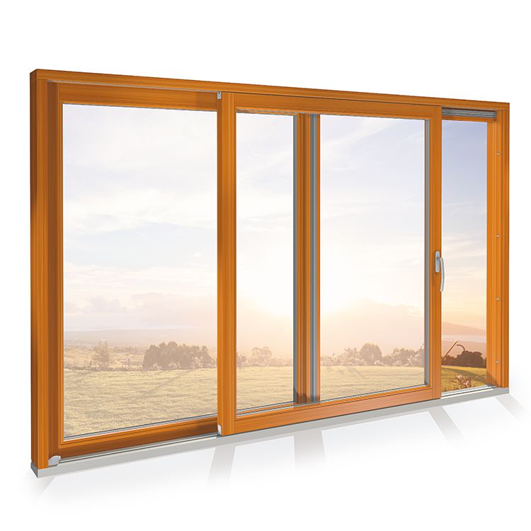 Two-Panel Slider Wooden Windows