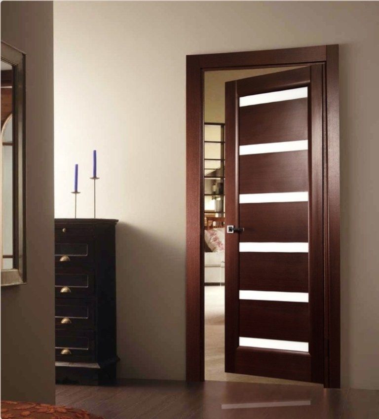 Wooden Single Door Design for Bedroom - Swinging