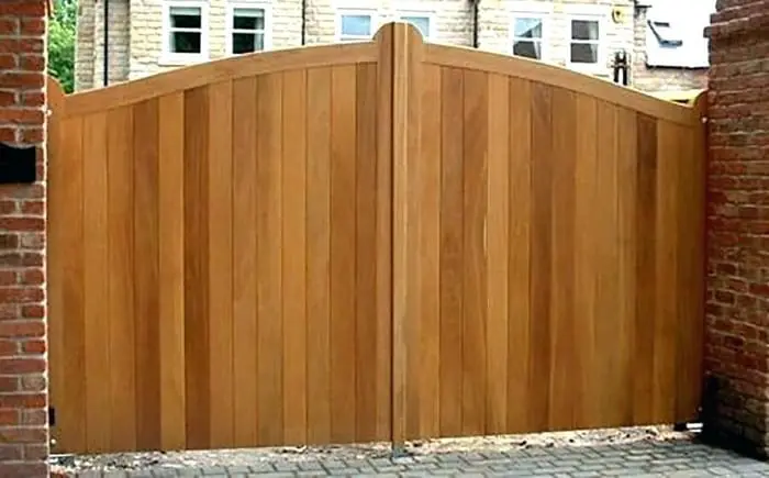 wooden double gate designs