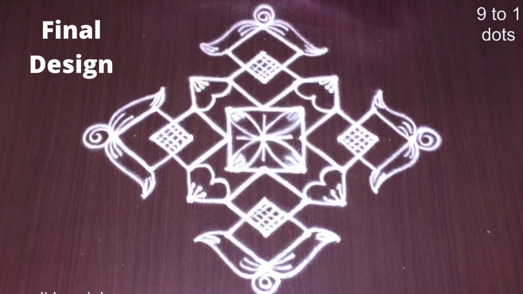 Simple Rangoli Designs with Dots