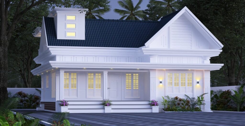 colonial style small house design