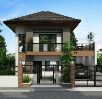 Double story house design