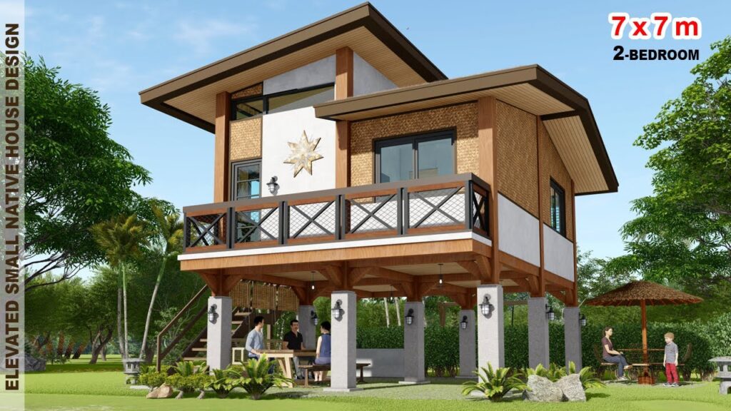 elevated small house design