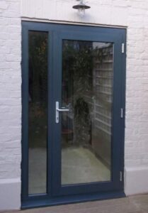 Hinged Single Glass Door Design