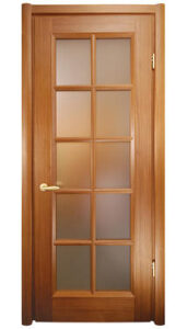 Hinged Single Glass Door Design