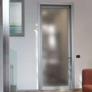 Hinged Single Glass Door Design