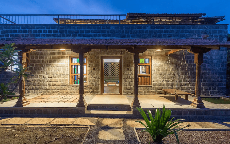 Indian village house design Maharashtra