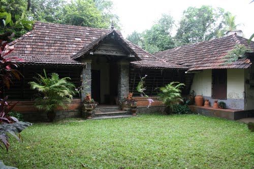 kerala normal village house design