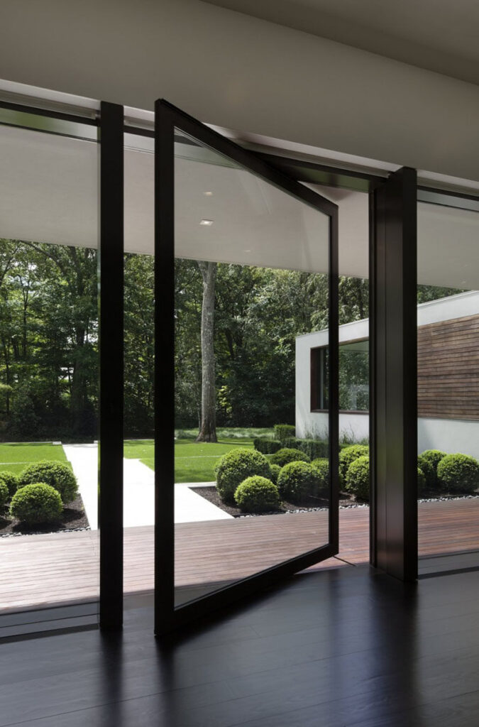 Pivoting Glass Door Design