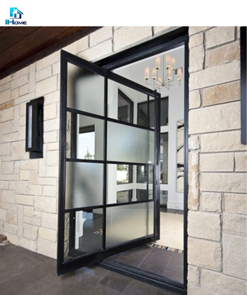 Pivoting Glass Door Design