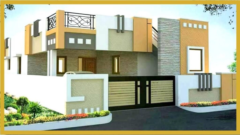 simple house front design