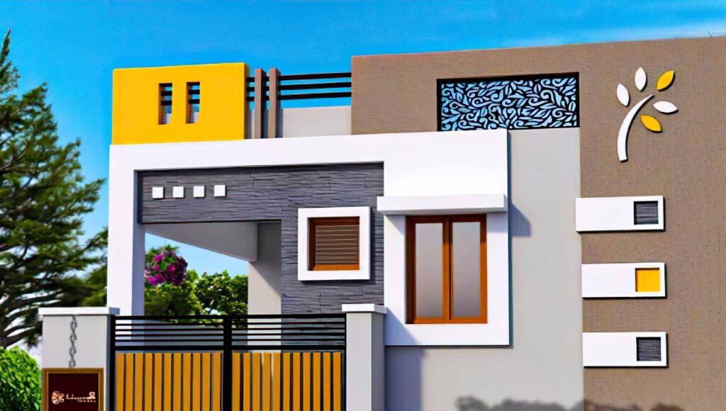 simple house front design