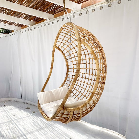 bamboo swing chair