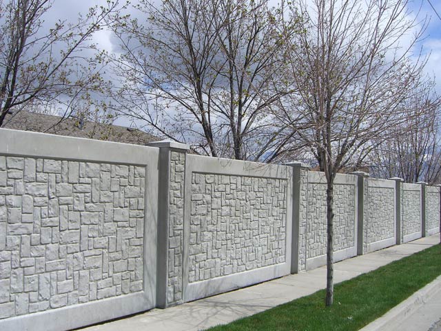 Boundary Wall Plaster Design Photo 