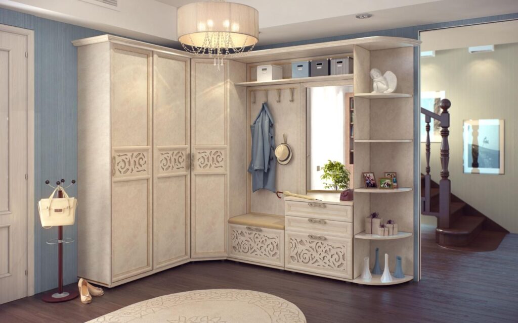 Corner Wardrobe Design Latest