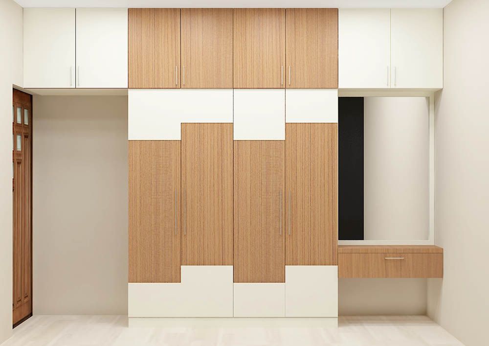 Double Colour Wardrobe Design