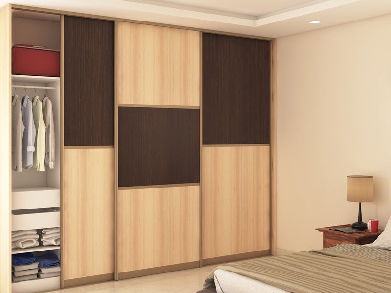 Double Colour Wardrobe Design