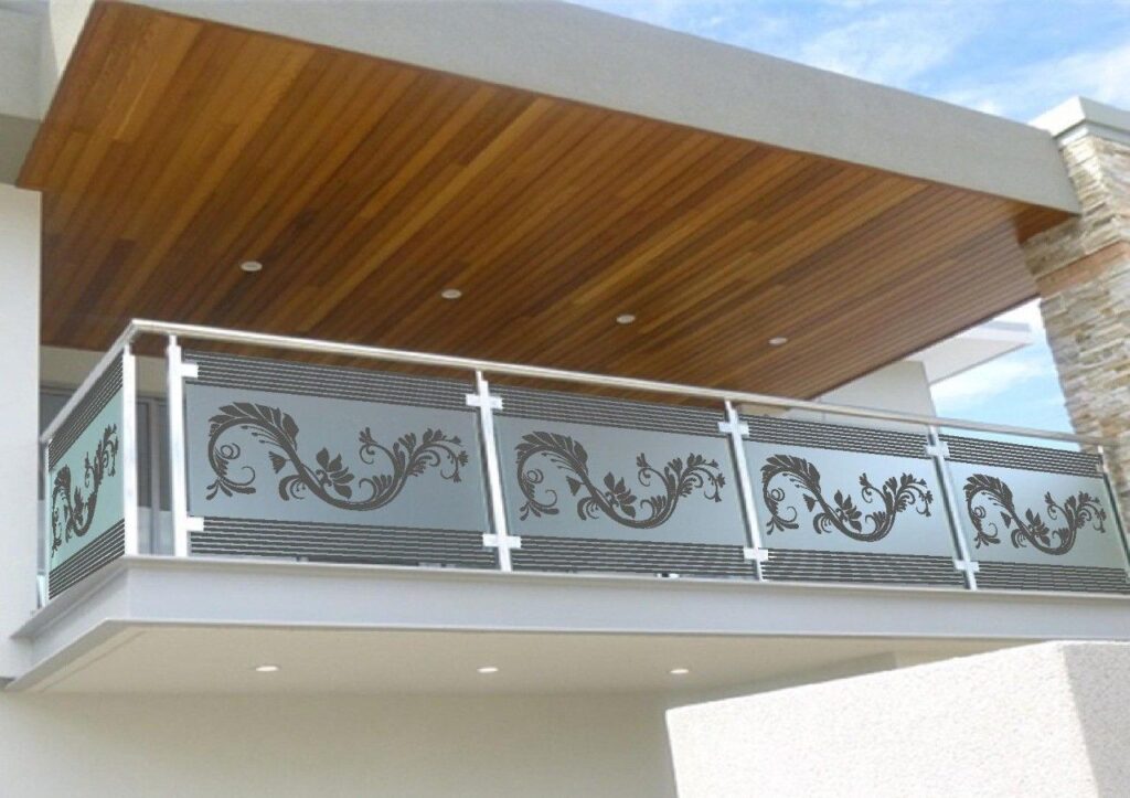 Glass Railing Design for Balcony