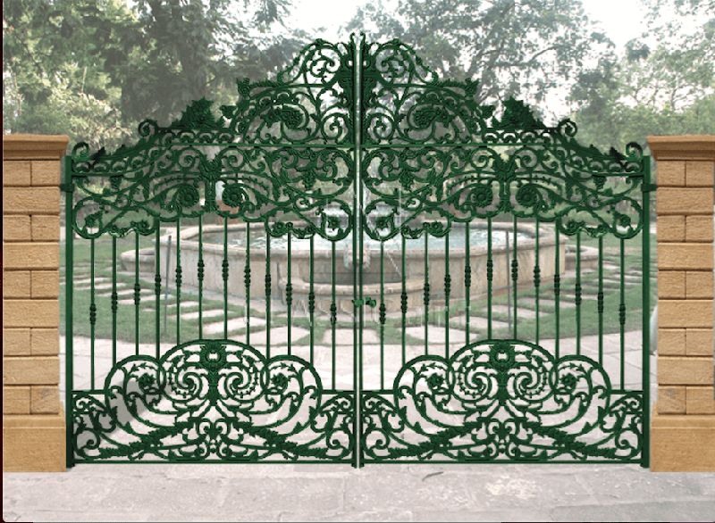 iron house gate design