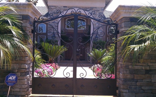 iron house gate design