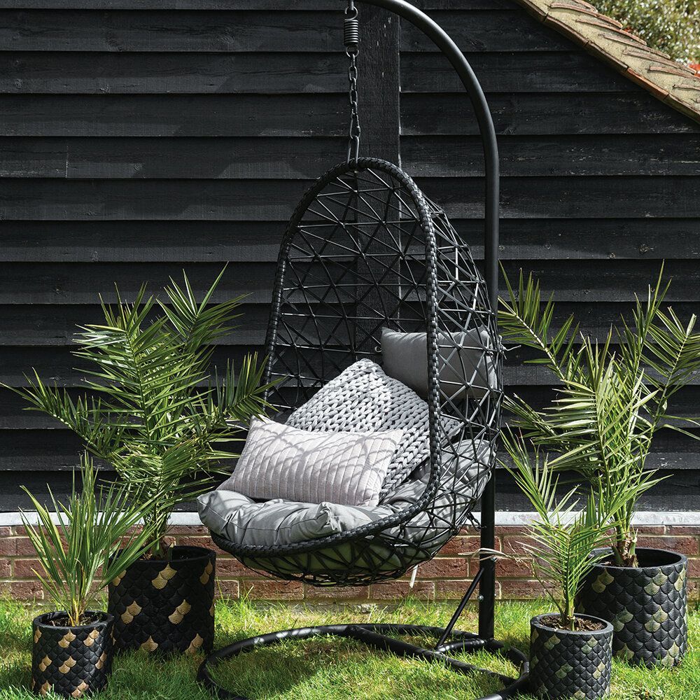 outdoor swing chair with stand