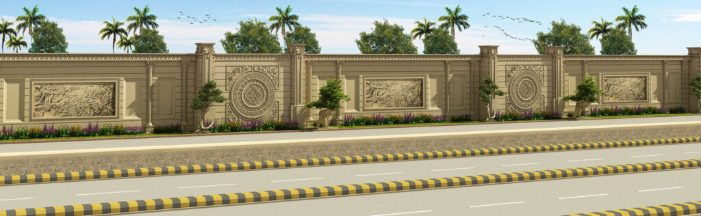 outer boundary wall design