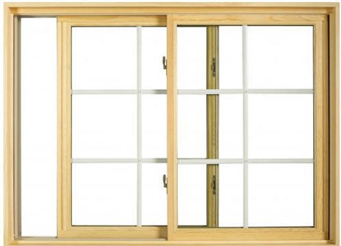 Sliding Wooden Window Design