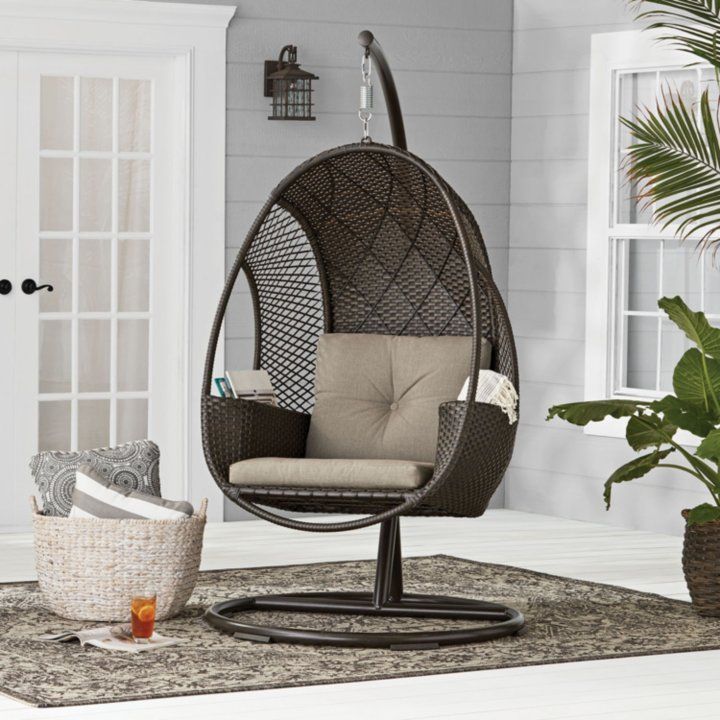 swing chair with stand