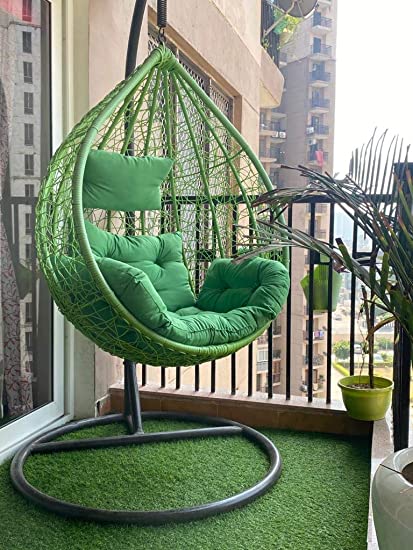 swing chair with stand