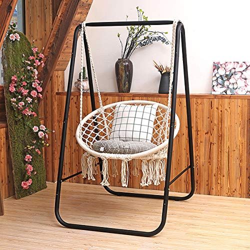 swing chair with stand