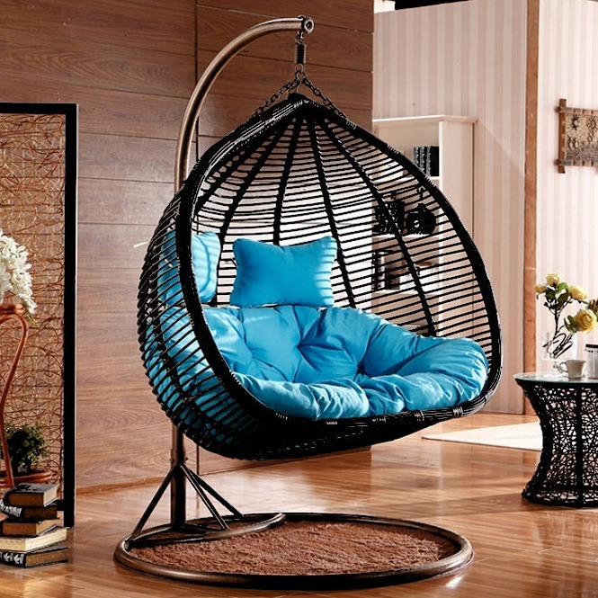 swing chair with stand