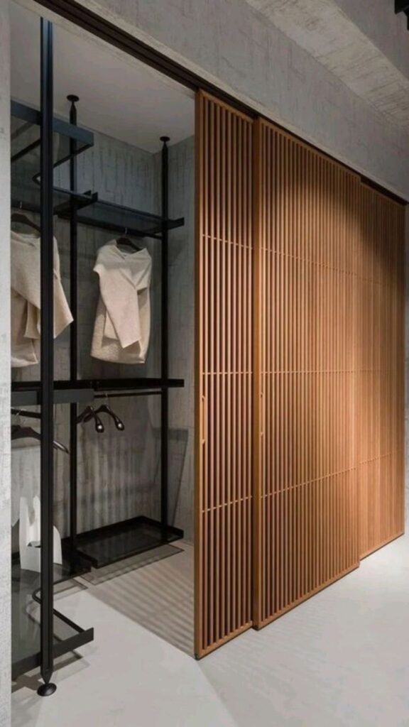 Wardrobe Design in Wall