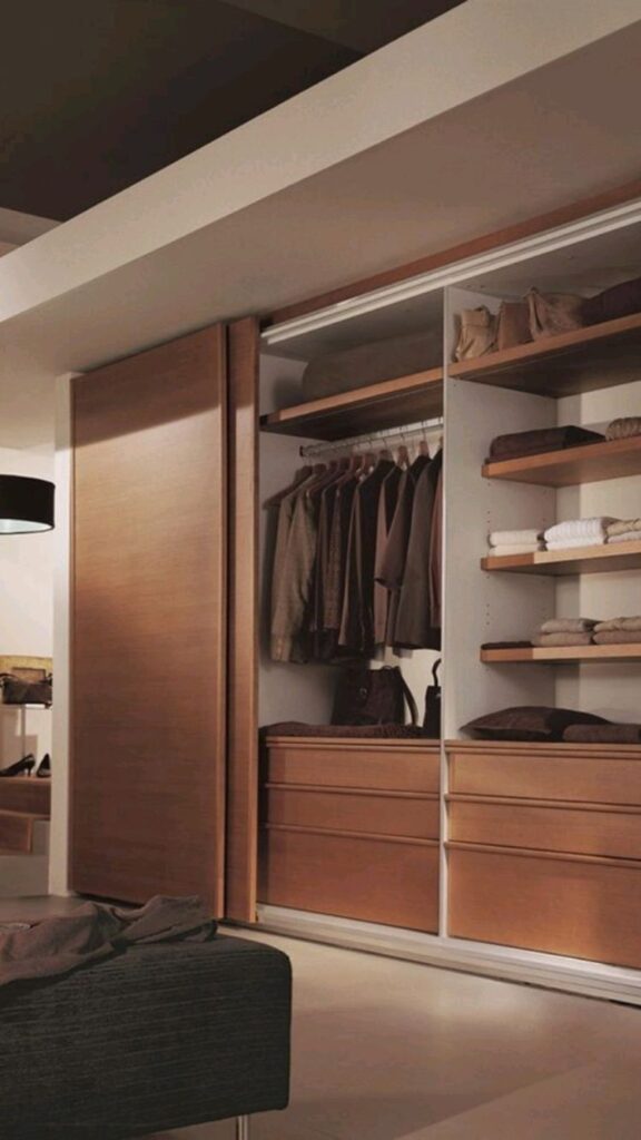 Wardrobe Design in Wall