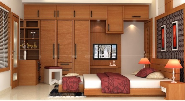 wooden wardrobe design