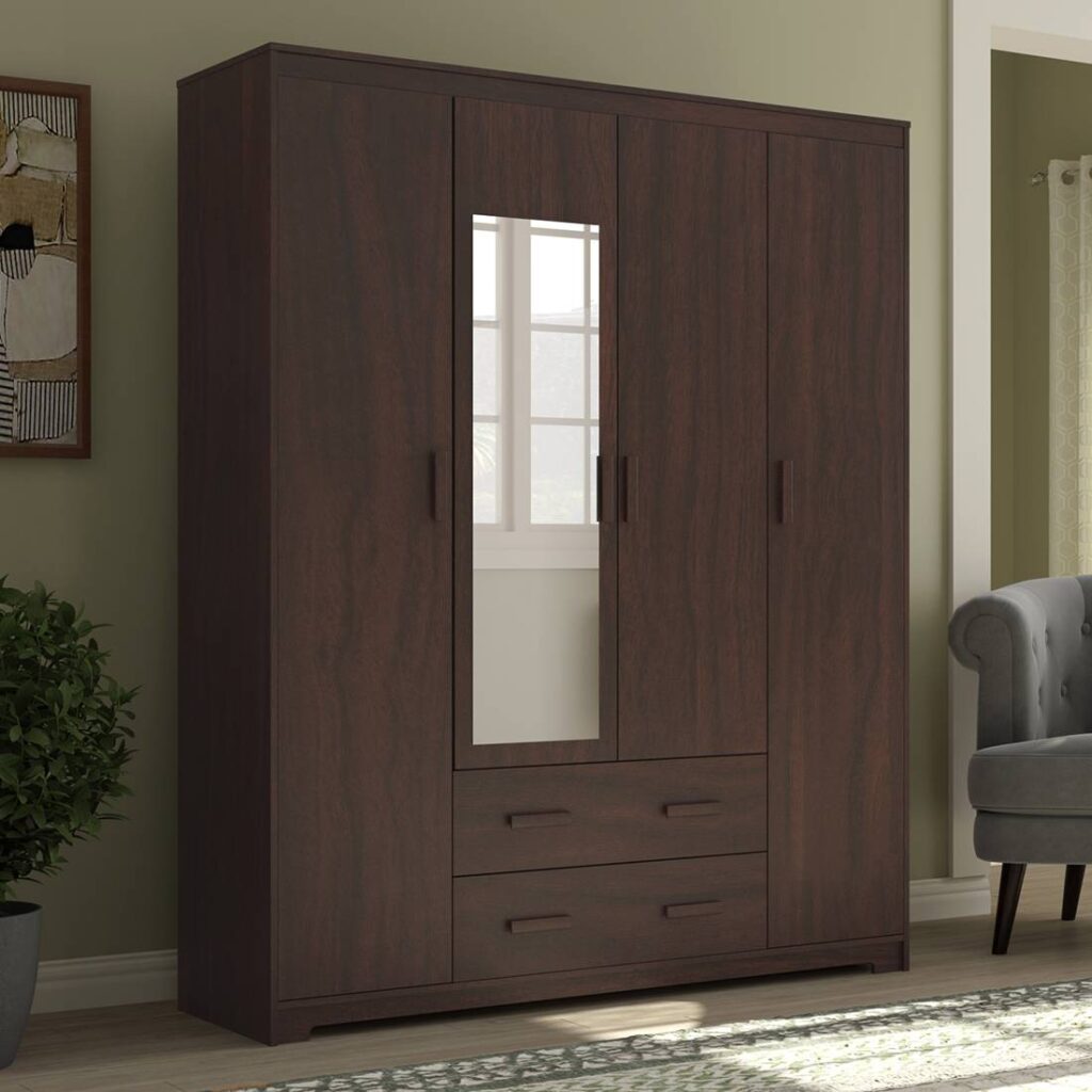 wooden wardrobe design