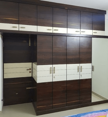 wooden wardrobe design