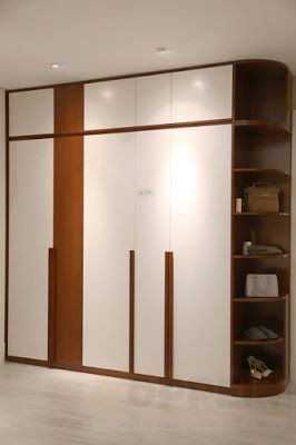 wooden wardrobe design