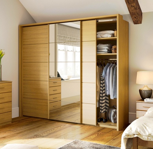 wooden wardrobe design