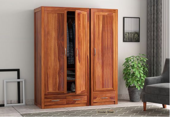 wooden wardrobe design