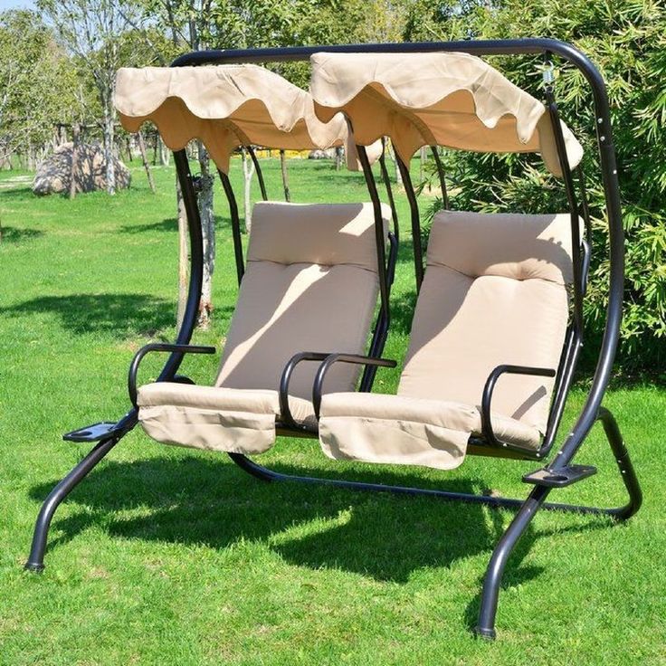 garden swing chair with stand