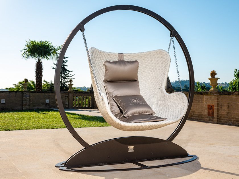 garden swing chair with stand