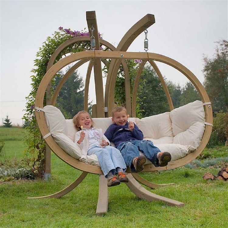 garden swing chair with stand